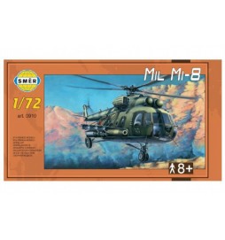 Model Mil Mi-8 1:72 25,5x29,5 cm v krabici 34x19x6cm