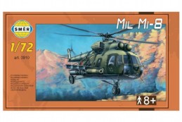 Model Mil Mi-8 1:72 25,5x29,5 cm v krabici 34x19x6cm - Rock David