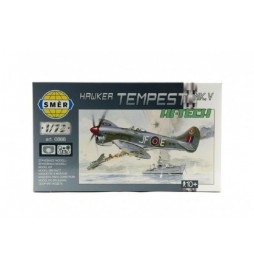 Model Hawker Tempest MK.V HI TECH 1:72 14,2x17,3cm v krabici 25x14,5x4,5cm