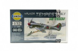 Model Hawker Tempest MK.V HI TECH 1:72 14,2x17,3cm v krabici 25x14,5x4,5cm - Rock David