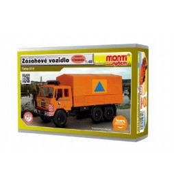 Stavebnice Monti 74 Tatra 815 zásahové vozidlo 1:48 v krabici 22x15x6cm