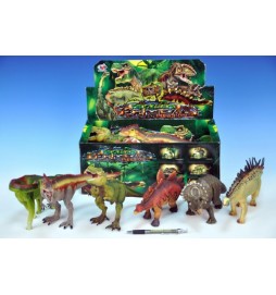 Dinosaurus plast 22-30cm; 6 druhů - 1 kus