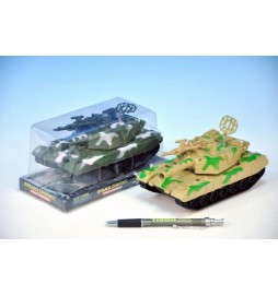Tank plast 15cm na setrvačník; 2 barvy; v krabičce - 1 kus