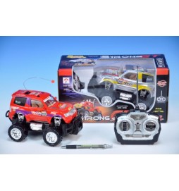 Auto RC Buggy plast 22cm na vysílačku na baterie 2 barvy v krabici - 1 kus