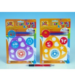 Inspiro ve tvaru srdce plast 13cm, 4 barvy (1 set na kartě)