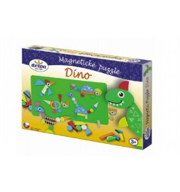 Magnetické puzzle Dinosauři v krabici 33x23x3,5cm