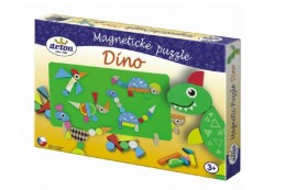 Magnetické puzzle Dinosauři v krabici 33x23x3,5cm - Rock David