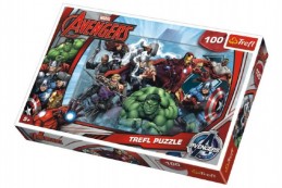 Puzzle The Avengers 100 dílků 41x27,5cm v krabici 29x20x4cm - Rock David