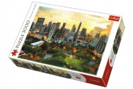 Puzzle Západ Slunce v Bangkoku 3000 dílků 116x85cm v krabici 40x27x9cm - Rock David