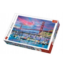 Puzzle Golden Gate, San Francisco 2000 dílků 96x68cm v krabici 40x27x6cm