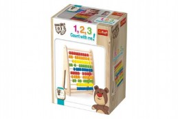 Počítadlo dřevěné Wooden Toys v krabičce 25,5x12,5x33,2cm 18m+ - Rock David