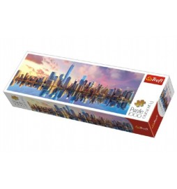 Puzzle Manhattan New York panorama 1000 dílků 97x34cm v krabici 40x13x7cm