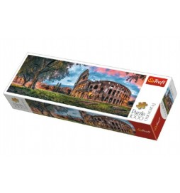 Puzzle Koloseum Řím panorama 1000 dílků 97x34cm v krabici 40x13x7cm