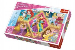 Puzzle Princezny Disney koláž 41x27,5cm 160 dílků v krabici 29x19x4cm - Rock David