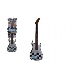 Kytara dotyková plast 77cm na baterie se zvukem na kartě