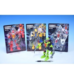 Transformer robot 19cm; 6 druhů; na kartě - 1 kus