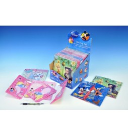Sada na psaní dopisů Disney 8 papírů + 8 obálek, 7 druhů