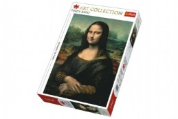 Puzzle Mona Lisa 1000 dílků 48x68cm v krabici 40x27x6cm - Rock David