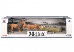 Sada Model Svět zvířat lev, lvice, krokodýl - Renčín Vladimír