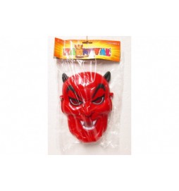 Maska čert plast 16x22 v sáčku karneval