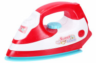 Žehlička plast 19cm na baterie se zvukem v krabici 24x11x10cm