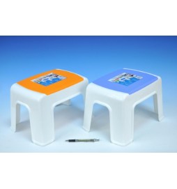 Dětská židlička plast 30x21x20cm; 4 barvy nosnost 150kg - 1 kus