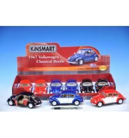 Auto Kinsmart VW Classical Beetle 1967 kov 17cm, 3 barvy (1ks)