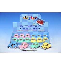 Auto VW Beetle Classic 1967 kov 10cm na zpětné natažení  4 barvy - 1 kus