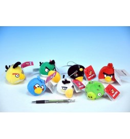 Angry birds plyš 6cm 7 druhů - 1 kus