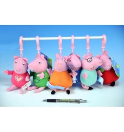 Přívěšek Prasátko Peppa plyš 13cm; 6 druhů - 1 kus