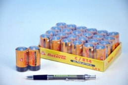 Baterie Ultra Prima LR14/C 1.5V zinkochloridové 2ks ve folii - Teddies s.r.o