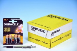 Baterie Duracell Basic AA 1,5V 4ks na kartě - Teddies s.r.o