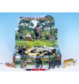 Zvířátka safari menší plast 7,5-13cm asst 7 druhů
