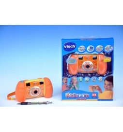 Kidizoom Fotoaparát VTech oranžový plast 15x8cm na baterie 4xAA v krabičce