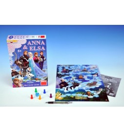 Ledové království Anna a Elsa Frozen společenská hra v krabici 20x29,5x6,5cm