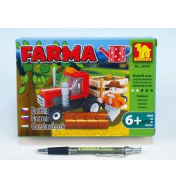 Stavebnice Dromader Farma 28301 93ks v krabici 18,5x13x4,5cm