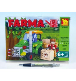 Stavebnice Dromader Farma 28401 103ks v krabici 22x15x4,5cm