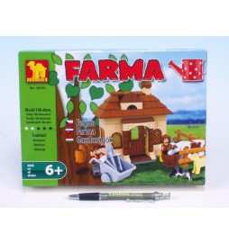 Stavebnice Dromader Farma 28405 168ks v krabici 25,5x18,5x4,5cm