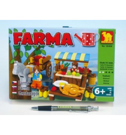 Stavebnice Dromader Farma 28406 147ks v krabici 22x15x4,5cm