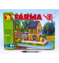 Stavebnice Dromader Farma 28602 260ks v krabici 34,5x25x5,5cm