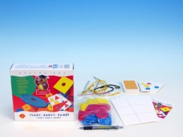 Tvary, barvy, paměť společenská hra naučná v krabici - Rock David