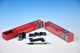 Domino společenská hra dřevo 55ks v krabičce 23,5x3,5x5cm - Rock David