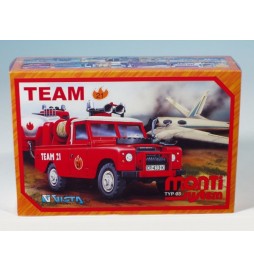 Stavebnice Monti 03 Team 21 Land Rover 1:35 v krabici 22x15x6cm