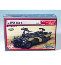 Stavebnice Monti 29 Commando Land Rover 1:35 v krabici 22x15x6cm