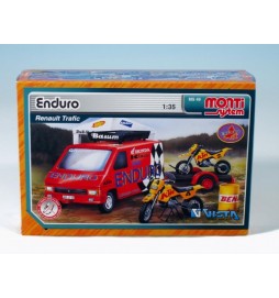 Stavebnice Monti 49 Enduro Renault Trafic 1:35 v krabici 22x15x6cm