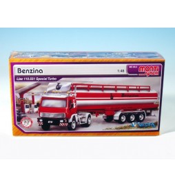 Stavebnice Monti 08/3 Benzina Liaz 1:48 v krabici 31,5x16,5x7,5cm