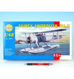 Model Fairey Swordfish Mk.2 26,4x29cm v krabici 34x19x5,5cm