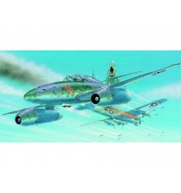 Model Messerschmitt ME 262 B-1a/U1 14,7x17,4cm v krabici 25x14,5x4,5cm