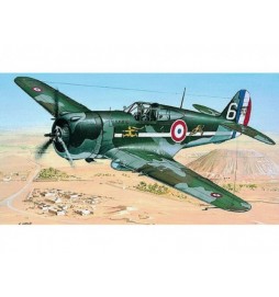Model Curtiss P-36/H.75 Hawk 11,6x15,7cm v krabici 25x14,5x4,5cm