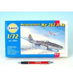 Model Messerschmitt Me 262A 14,7x17,4cm v krabici 25x14,5x4,5cm
